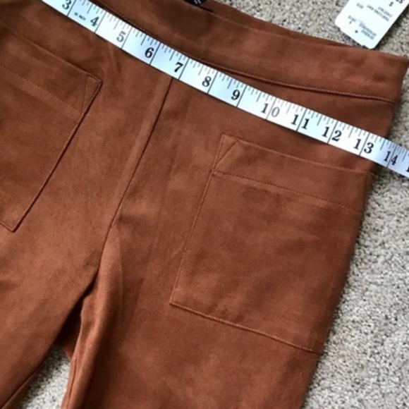 Forever 21 Pants - Suede High Waist Bell-bottoms